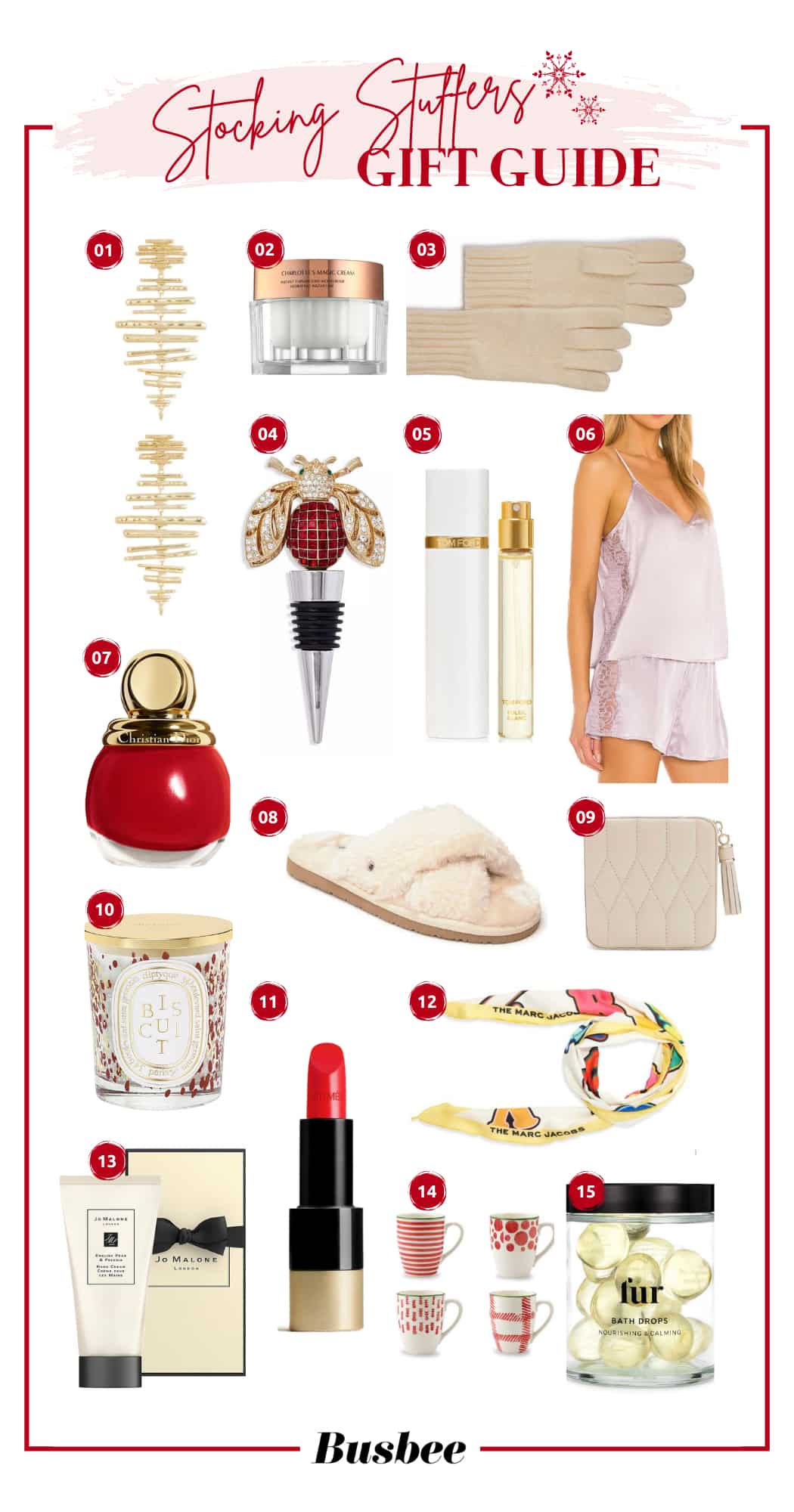 Holiday gift guide for the fabulous femme under 100