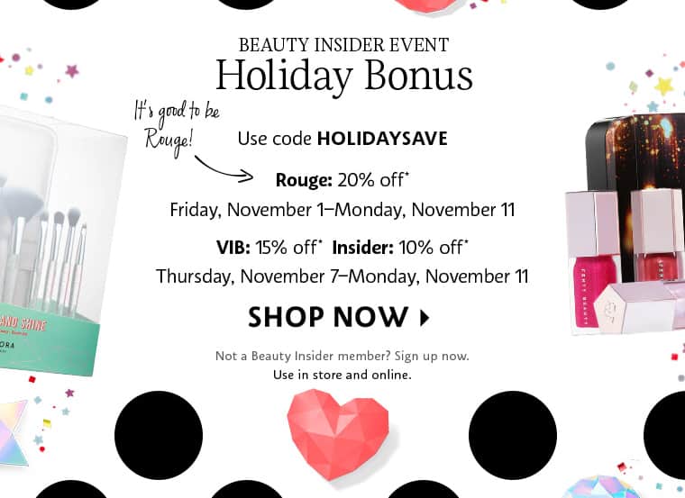 Sephora holiday bonus sale 2019 recommendations